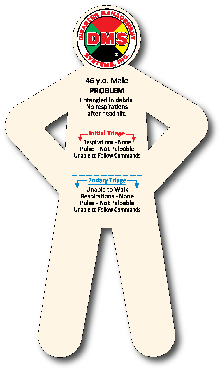 Triage Victim Practice Scenarios